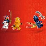 Jeu D'assemblage - Jeu De Construction - Jeu De Manipulation LEGO NINJAGO 71810 Le Jeune Dragon Riyu. Set de  Construction. 3 Minifigurines de Ninjas