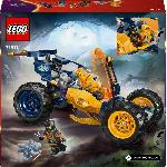 Jeu D'assemblage - Jeu De Construction - Jeu De Manipulation LEGO NINJAGO 71811 Le Buggy Tout-Terrain Ninja d'Arin. Set avec Dragon et 4 Minifigurines