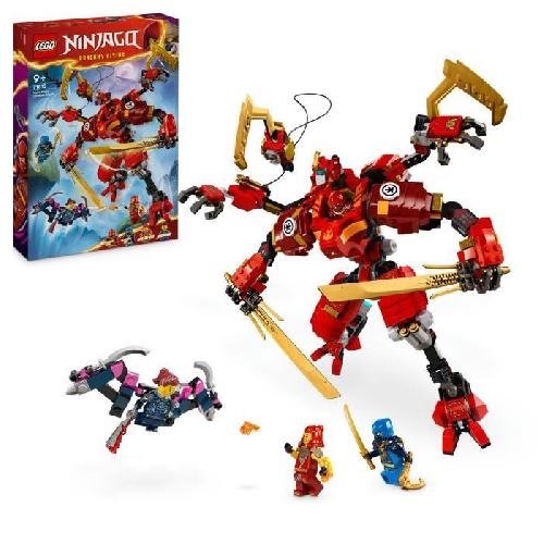 Jeu D'assemblage - Jeu De Construction - Jeu De Manipulation LEGO NINJAGO 71812 Le Robot Grimpeur Ninja de Kai. Set de Jeu d'Aventure pour Enfants