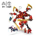 Jeu D'assemblage - Jeu De Construction - Jeu De Manipulation LEGO NINJAGO 71812 Le Robot Grimpeur Ninja de Kai. Set de Jeu d'Aventure pour Enfants