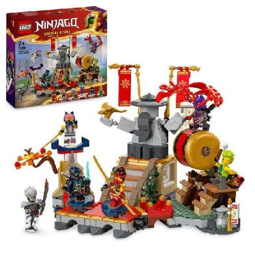 Jeu D'assemblage - Jeu De Construction - Jeu De Manipulation LEGO NINJAGO 71818 L'arene de combat du tournoi - Jouet d'action ninja pour enfant