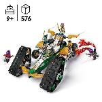 Jeu D'assemblage - Jeu De Construction - Jeu De Manipulation LEGO NINJAGO 71820 Le véhicule combiné de l'équipe des ninjas - Planeur. bolide ou motos