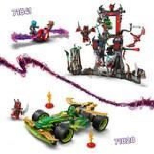 Jeu D'assemblage - Jeu De Construction - Jeu De Manipulation LEGO NINJAGO 71826 Pack de combat Spinjitzu du dragon - Jeu de construction des 6 ans