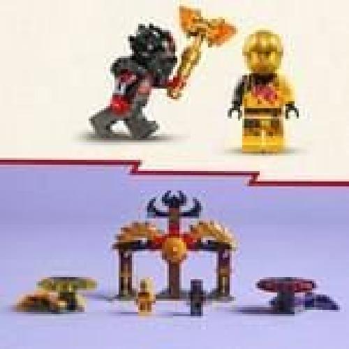 Jeu D'assemblage - Jeu De Construction - Jeu De Manipulation LEGO NINJAGO 71826 Pack de combat Spinjitzu du dragon - Jeu de construction des 6 ans