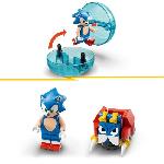 Jeu D'assemblage - Jeu De Construction - Jeu De Manipulation LEGO Sonic the Hedgehog 76990 Sonic et le Défi de la Sphere de Vitesse. Jouet pour Enfants avec Figurines