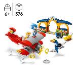 Jeu D'assemblage - Jeu De Construction - Jeu De Manipulation LEGO Sonic the Hedgehog 76991 L'avion Tornado et l'Atelier de Tails. Jeu de Construction avec 4 Figurines de Personnages
