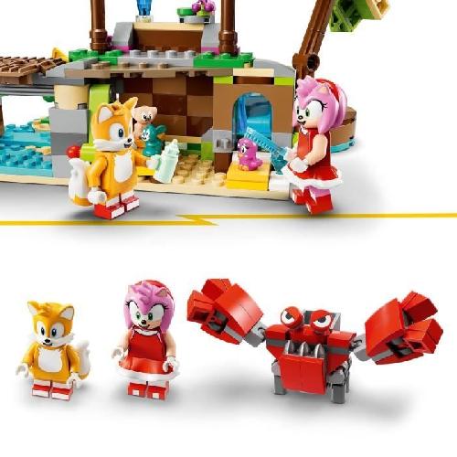Jeu D'assemblage - Jeu De Construction - Jeu De Manipulation LEGO Sonic the Hedgehog 76992 L'île de Sauvetage des Animaux d'Amy. Jouet avec 6 Figurines. pour Enfants