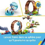 Jeu D'assemblage - Jeu De Construction - Jeu De Manipulation LEGO Sonic the Hedgehog 76994 Sonic et le Défi du Looping de Green Hill Zone. Jouet pour Enfants avec 9 Personnages