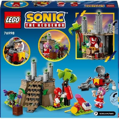 Jeu D'assemblage - Jeu De Construction - Jeu De Manipulation LEGO Sonic the Hedgehog 76998 Knuckles et le sanctuaire du Master Emerald Set pour gamers