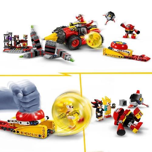 Jeu D'assemblage - Jeu De Construction - Jeu De Manipulation LEGO Sonic the Hedgehog 76999 Super Sonic contre Egg Drillster. Avec Shadow et Dr. Eggman