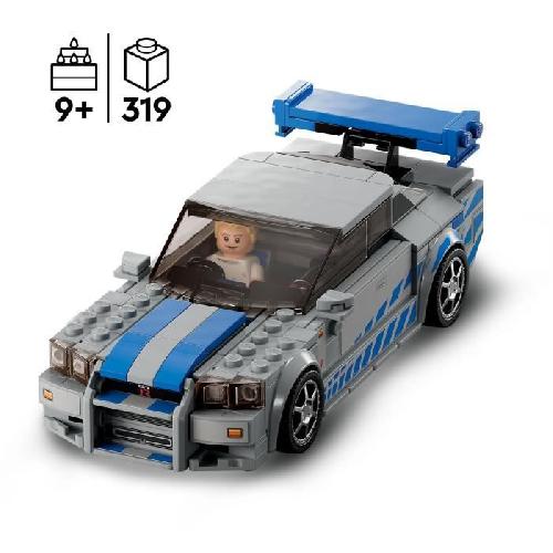 Jeu D'assemblage - Jeu De Construction - Jeu De Manipulation LEGO Speed Champions 76917 Nissan Skyline GT-R (R34) 2 Fast 2 Furious. Maquette de Voiture