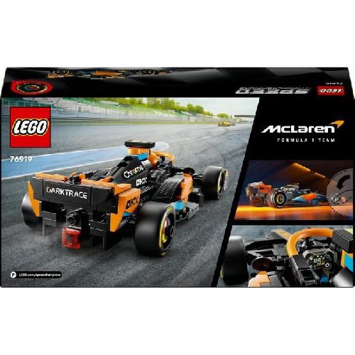 Jeu D'assemblage - Jeu De Construction - Jeu De Manipulation LEGO Speed Champions 76919 La Voiture de Course de Formule 1 McLaren 2023. Véhicule Jouet