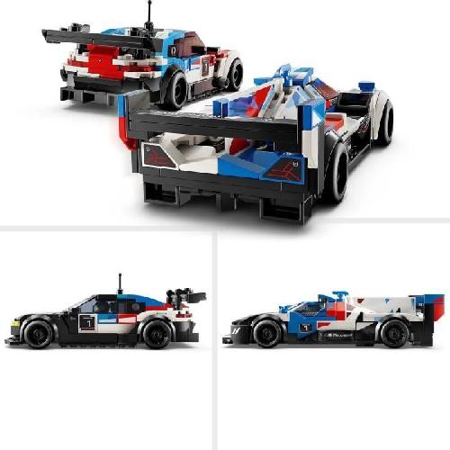 Jeu D'assemblage - Jeu De Construction - Jeu De Manipulation LEGO Speed Champions 76922 Voitures de Course BMW M4 GT3 et BMW M Hybrid V8. Idée Cadeau