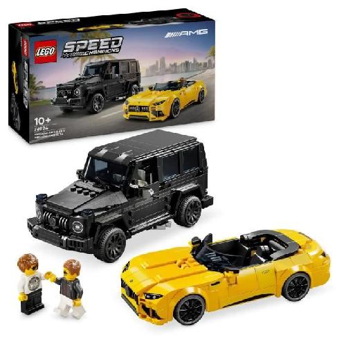 Jeu D'assemblage - Jeu De Construction - Jeu De Manipulation LEGO Speed Champions 76924 Mercedes-AMG G 63 et Mercedes-AMG SL 63. voitures a construire