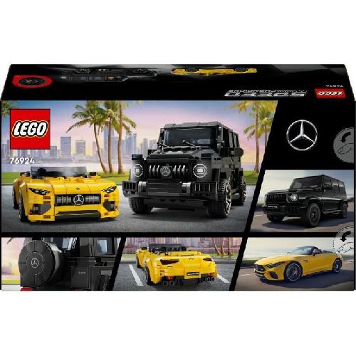 Jeu D'assemblage - Jeu De Construction - Jeu De Manipulation LEGO Speed Champions 76924 Mercedes-AMG G 63 et Mercedes-AMG SL 63. voitures a construire