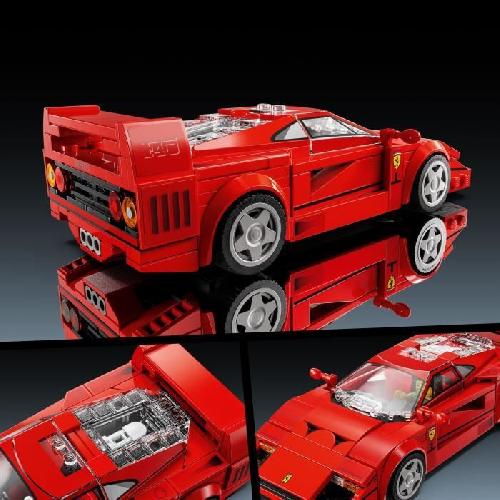 Jeu D'assemblage - Jeu De Construction - Jeu De Manipulation LEGO Speed Champions 76934 Supercar Ferrari F40 - Véhicule Jouet pour Garçons et Filles