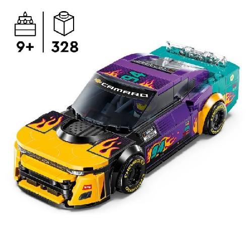 Jeu D'assemblage - Jeu De Construction - Jeu De Manipulation LEGO Speed Champions 76935 NASCAR Next Gen Chevrolet Camaro ZL1 - Set Voiture de Course