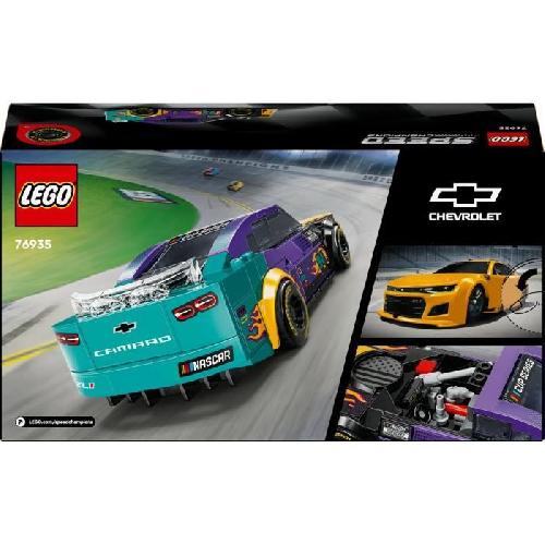 Jeu D'assemblage - Jeu De Construction - Jeu De Manipulation LEGO Speed Champions 76935 NASCAR Next Gen Chevrolet Camaro ZL1 - Set Voiture de Course