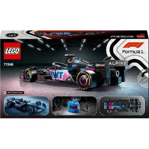 Jeu D'assemblage - Jeu De Construction - Jeu De Manipulation LEGO Speed Champions 77248 Voiture F1 BWT Alpine Team A524 Jeu de construction des 10 ans