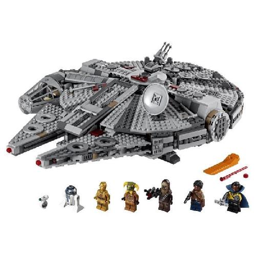 Jeu D'assemblage - Jeu De Construction - Jeu De Manipulation LEGO Star Wars 75257 Faucon Millenium. Maquette a Construire avec Figurines