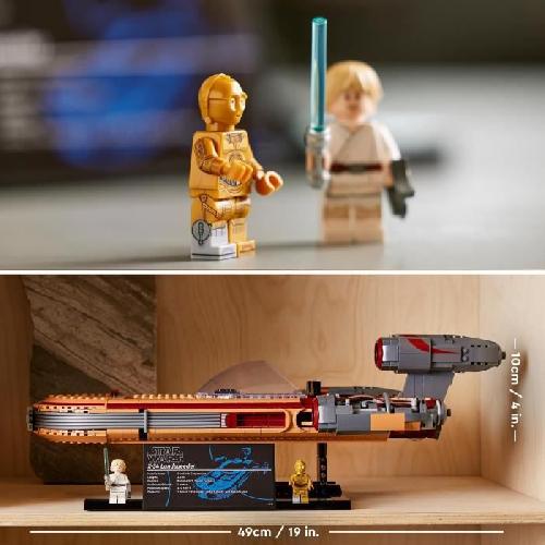 Jeu D'assemblage - Jeu De Construction - Jeu De Manipulation LEGO Star Wars? 75341 Le Landspeeder? de Luke Skywalker. Maquette de Vaisseau Spatial. Adultes. Ultimate Collector Series