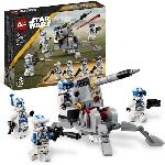 Jeu D'assemblage - Jeu De Construction - Jeu De Manipulation LEGO Star Wars 75345 Pack de Combat des Clone Troopers de la 501eme Legion. Jouet avec Canon