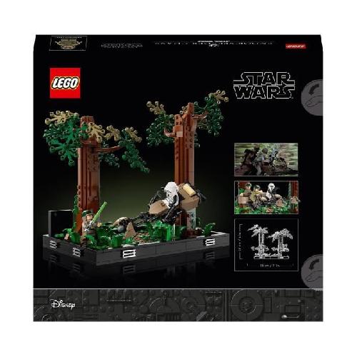 Jeu D'assemblage - Jeu De Construction - Jeu De Manipulation LEGO Star Wars 75353 Diorama de la Course-Poursuite en Speeder sur Endor. avec Luke Skywalker