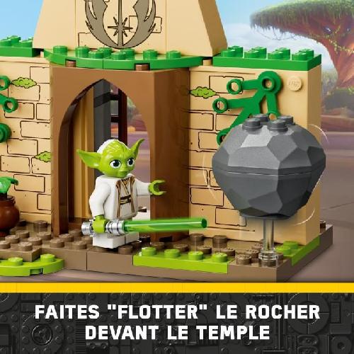 Jeu D'assemblage - Jeu De Construction - Jeu De Manipulation LEGO Star Wars 75358 Le Temple Jedi de Tenoo. Jouet avec Figurine de Droide et Maître Yoga