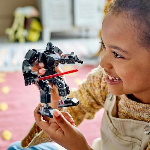 Jeu D'assemblage - Jeu De Construction - Jeu De Manipulation LEGO Star Wars 75368 Le Robot Dark Vador. Jouet de Figurine avec Minifigurine et Grand Sabre Laser