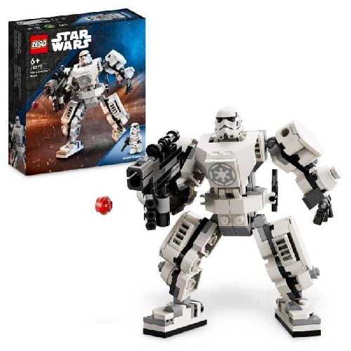Jeu D'assemblage - Jeu De Construction - Jeu De Manipulation LEGO Star Wars 75370 Le Robot Stormtrooper. Jouet pour Enfants. Figurine a Construire avec Minifigurine