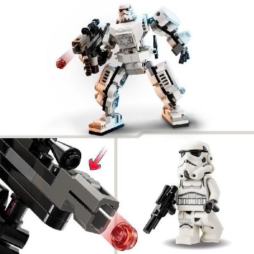 Jeu D'assemblage - Jeu De Construction - Jeu De Manipulation LEGO Star Wars 75370 Le Robot Stormtrooper. Jouet pour Enfants. Figurine a Construire avec Minifigurine