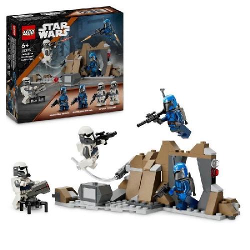 Jeu D'assemblage - Jeu De Construction - Jeu De Manipulation LEGO Star Wars 75373 Pack de combat de l'embuscade sur Mandalore - Jouet de construction