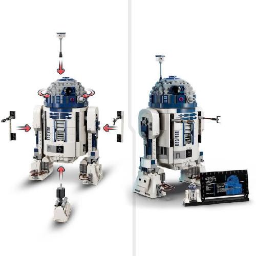 Jeu D'assemblage - Jeu De Construction - Jeu De Manipulation LEGO Star Wars 75379 R2-D2. Jouet Droide a Construire. Cadeau pour Enfants. Jeu de Combat