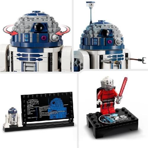 Jeu D'assemblage - Jeu De Construction - Jeu De Manipulation LEGO Star Wars 75379 R2-D2. Jouet Droide a Construire. Cadeau pour Enfants. Jeu de Combat