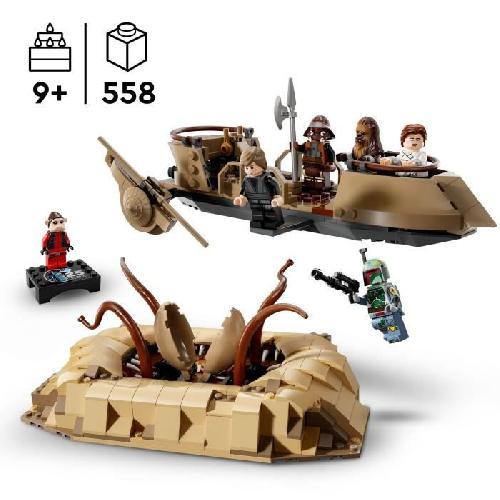 Jeu D'assemblage - Jeu De Construction - Jeu De Manipulation LEGO Star Wars 75396 L'Esquif du Désert et la Fosse du Sarlacc - Set Collector