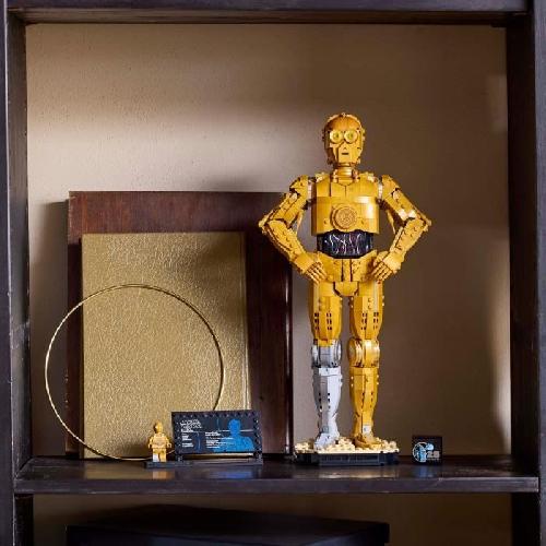 Jeu D'assemblage - Jeu De Construction - Jeu De Manipulation LEGO Star Wars 75398 C-3PO - Figurine de Droide a Construire - Maquette pour Adultes