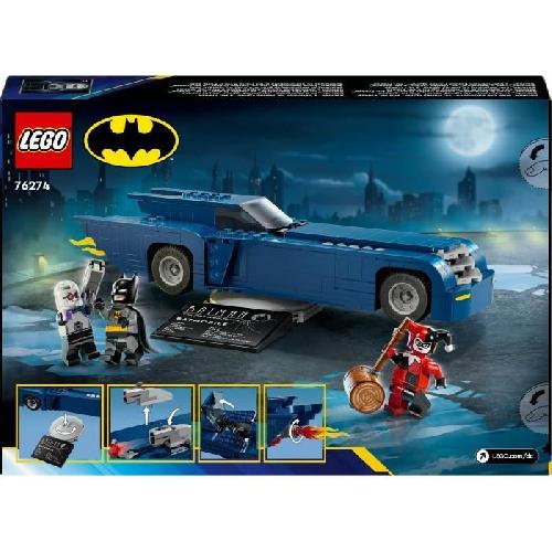 Jeu D'assemblage - Jeu De Construction - Jeu De Manipulation LEGO Super Heroes DC 76274 Batman avec la Batmobile contre Harley Quinn et Mr. Freeze