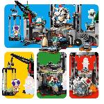 Jeu D'assemblage - Jeu De Construction - Jeu De Manipulation LEGO Super Mario 71423 Ensemble d'Extension Bataille au Chateau de Bowser Skelet. a Combiner avec Pack de Demarrage