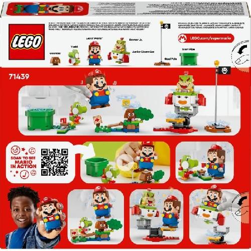 Jeu D'assemblage - Jeu De Construction - Jeu De Manipulation LEGO Super Mario 71439 Les Aventures de LEGO Mario Interactif - Set véhicule et Yoshi