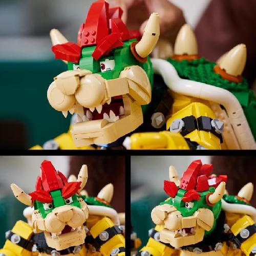 Jeu D'assemblage - Jeu De Construction - Jeu De Manipulation LEGO Super Mario - Le Puissant Bowser - Figurine de Collection - Kit de Construction - Cadeau