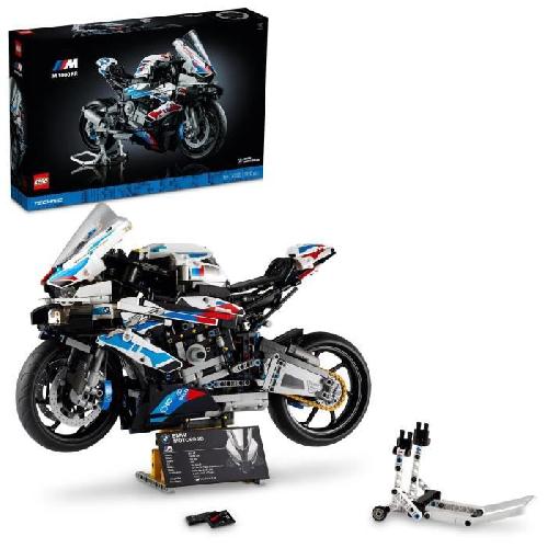 Jeu D'assemblage - Jeu De Construction - Jeu De Manipulation LEGO Technic 42130 BMW M 1000 RR. Construction Moto BMW. Maquette Moto GP. Échelle 1:5. Cadeau Motard. pour Adultes