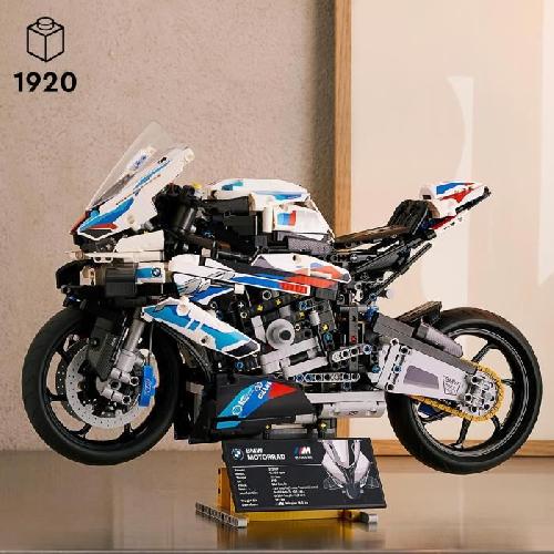 Jeu D'assemblage - Jeu De Construction - Jeu De Manipulation LEGO Technic 42130 BMW M 1000 RR. Construction Moto BMW. Maquette Moto GP. Échelle 1:5. Cadeau Motard. pour Adultes