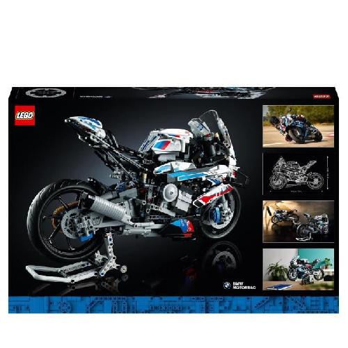 Jeu D'assemblage - Jeu De Construction - Jeu De Manipulation LEGO Technic 42130 BMW M 1000 RR. Construction Moto BMW. Maquette Moto GP. Échelle 1:5. Cadeau Motard. pour Adultes