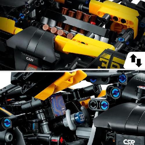 Jeu D'assemblage - Jeu De Construction - Jeu De Manipulation LEGO Technic 42151 Le Bolide Bugatti. Jouet de Voiture. de Course. Maquette a Construire