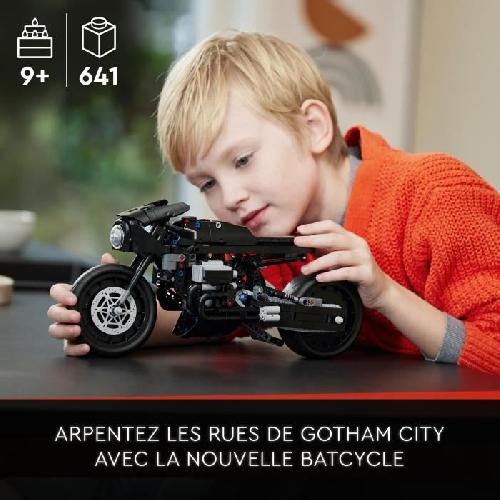 Jeu D'assemblage - Jeu De Construction - Jeu De Manipulation LEGO Technic 42155 Le Batcycle de Batman. Construction de Maquette. Jouet de Moto. Collection