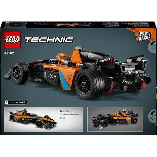 Jeu D'assemblage - Jeu De Construction - Jeu De Manipulation LEGO Technic 42169 NEOM McLaren Formula E Race Car. Jouet de Voiture. Cadeau Jeu Créatif