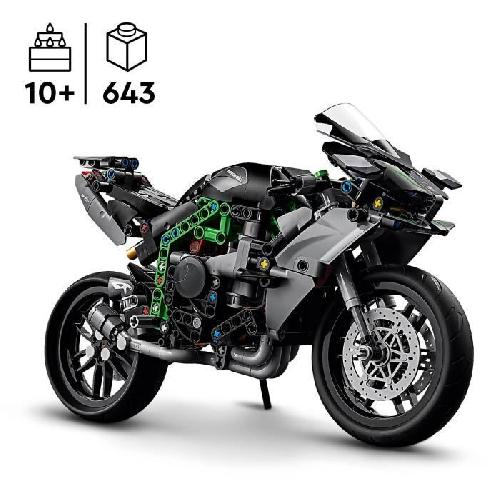 Jeu D'assemblage - Jeu De Construction - Jeu De Manipulation LEGO Technic 42170 La Moto Kawasaki Ninja H2R. Idée Cadeau pour Enfants. Jouet Créatif