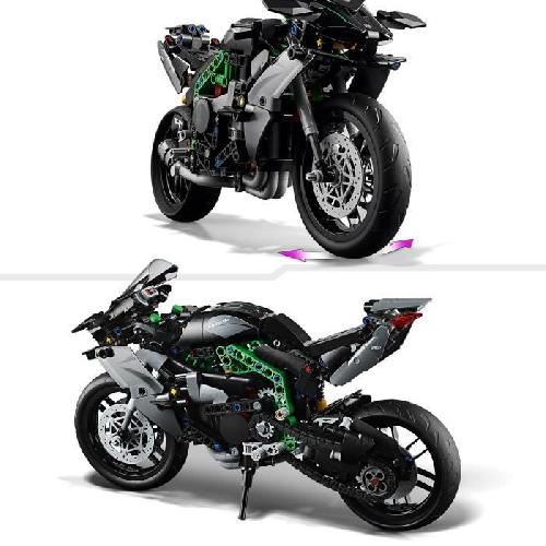 Jeu D'assemblage - Jeu De Construction - Jeu De Manipulation LEGO Technic 42170 La Moto Kawasaki Ninja H2R. Idée Cadeau pour Enfants. Jouet Créatif