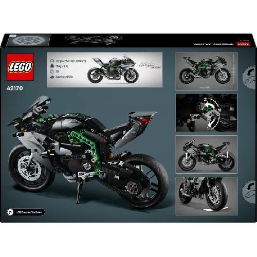 Jeu D'assemblage - Jeu De Construction - Jeu De Manipulation LEGO Technic 42170 La Moto Kawasaki Ninja H2R. Idée Cadeau pour Enfants. Jouet Créatif