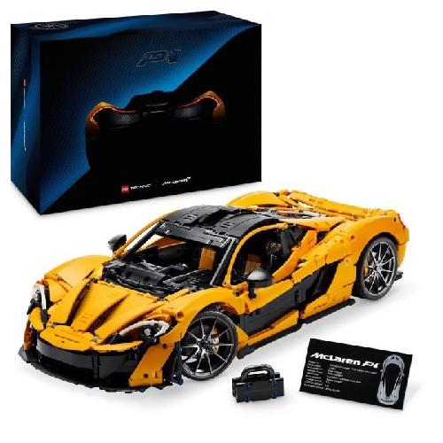 Jeu D'assemblage - Jeu De Construction - Jeu De Manipulation LEGO Technic 42172 McLaren P1 -Kit Maquette Hypercar pour Adultes Passionnés de Véhicules